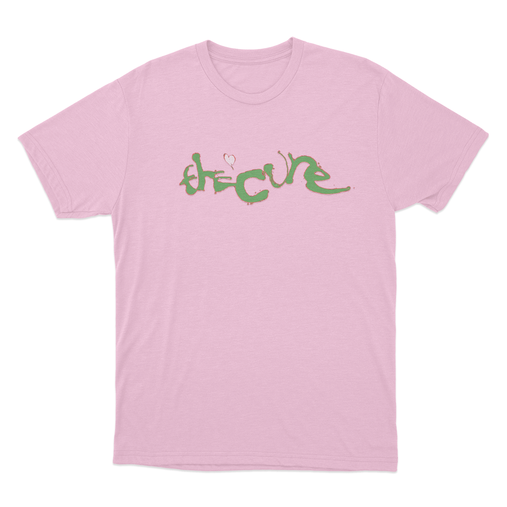 The Cure Unisex T Shirt Pink The Cure Unisex T Shirt Pink