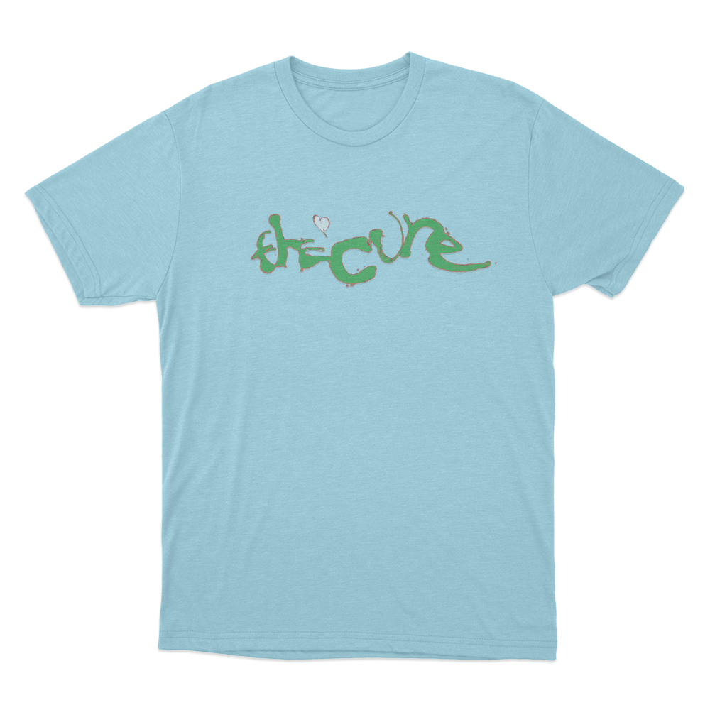 The Cure Unisex T Shirt Sky Blue The Cure Unisex T Shirt Sky Blue